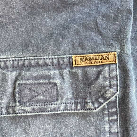 Mens XXL Magellan Outdoors Blue Button Down - Picture 4 of 11